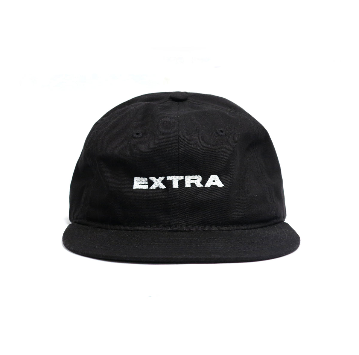 Extra® Logo Unstructured Snapback Cap - Black