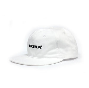 Extra® Logo Unstructured Snapback Cap - White