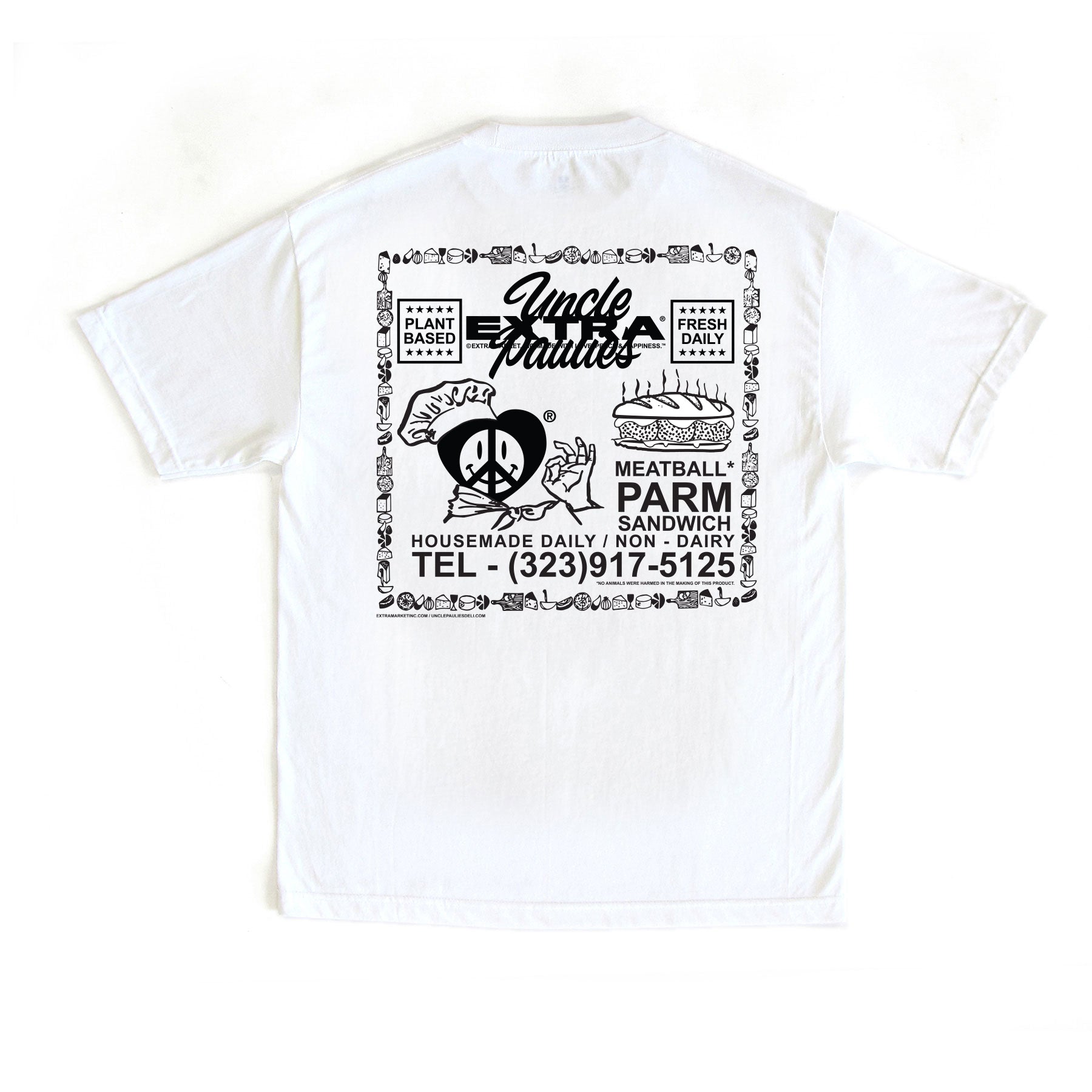 EXTRA X UNCLE PAULIE'S DELI - MEATBALL T SHIRT